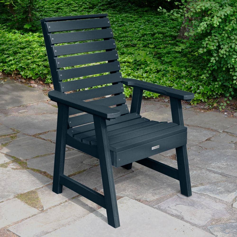 highwood® Weatherly 4-Piece Garden Conversation Set – Federal Blue Outdoor Patio Furniture
