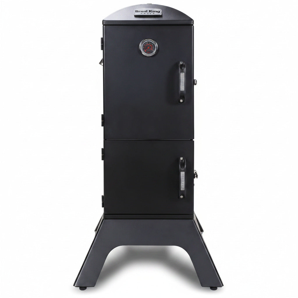 923610 Vertical Charcoal Cabinet Smoker, Black