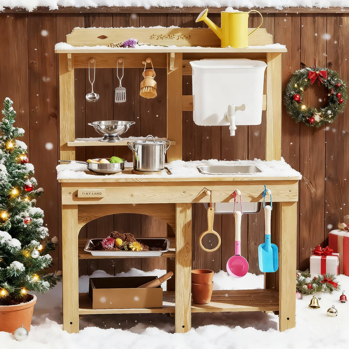 Tiny Land® DuoPlay Outdoor Mud Kitchen