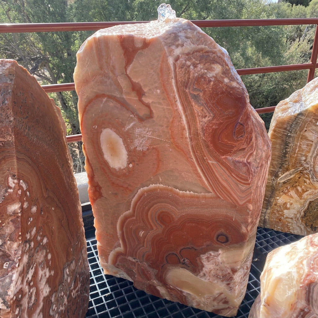 Rare Earth Gallery Sunset Amber Onyx Fountain