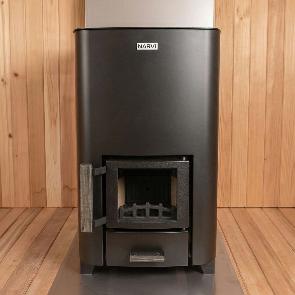 Narvi NC 16 Black wood-burning sauna heater