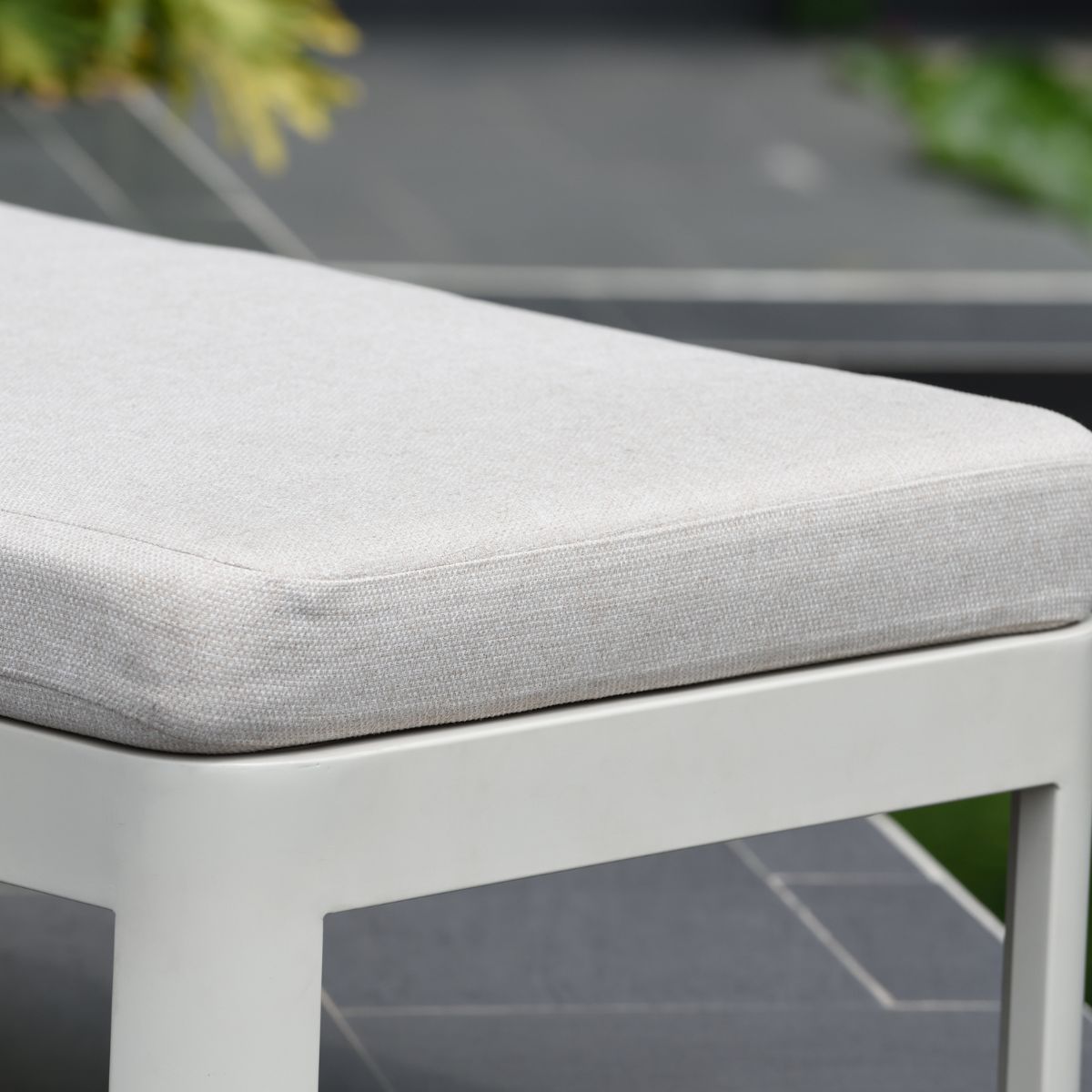 LifestyleGarden® Portals Sun Lounger with Cushion – Coral Sand