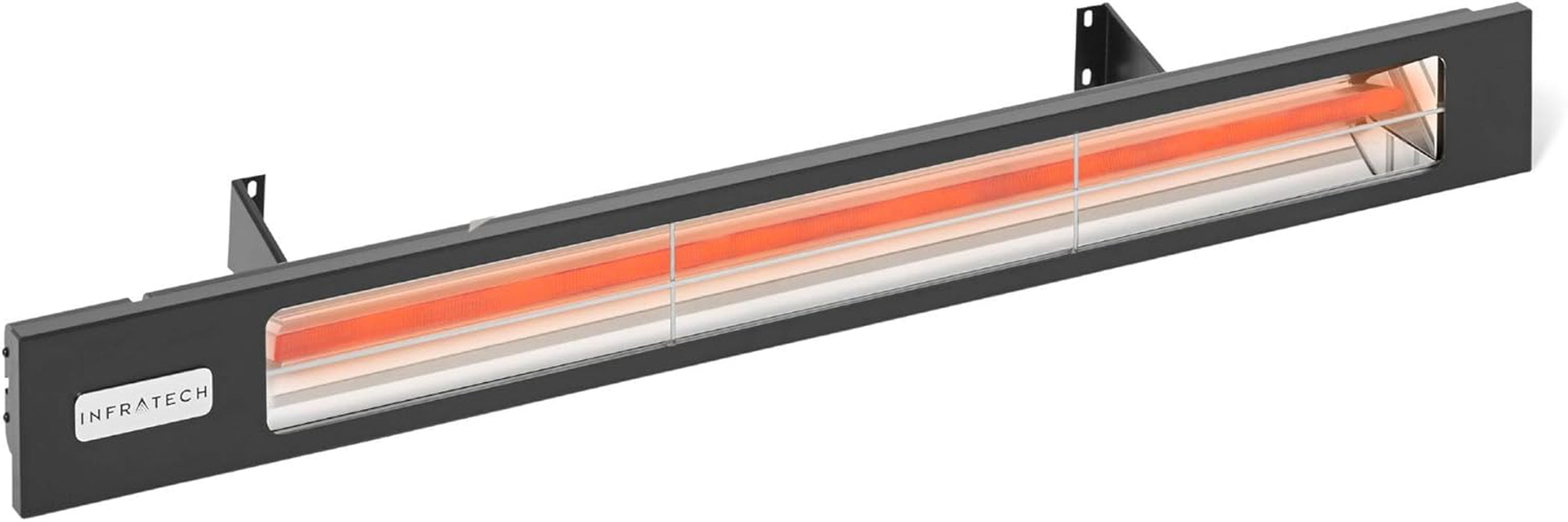 SL Series Slimline Single Element Anodized Aluminum 63.5" 4000W Matte Black Outdoor Heater