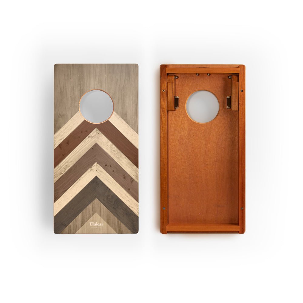 Elakai Modern Angle 1ft x 2ft Travel Cornhole Set