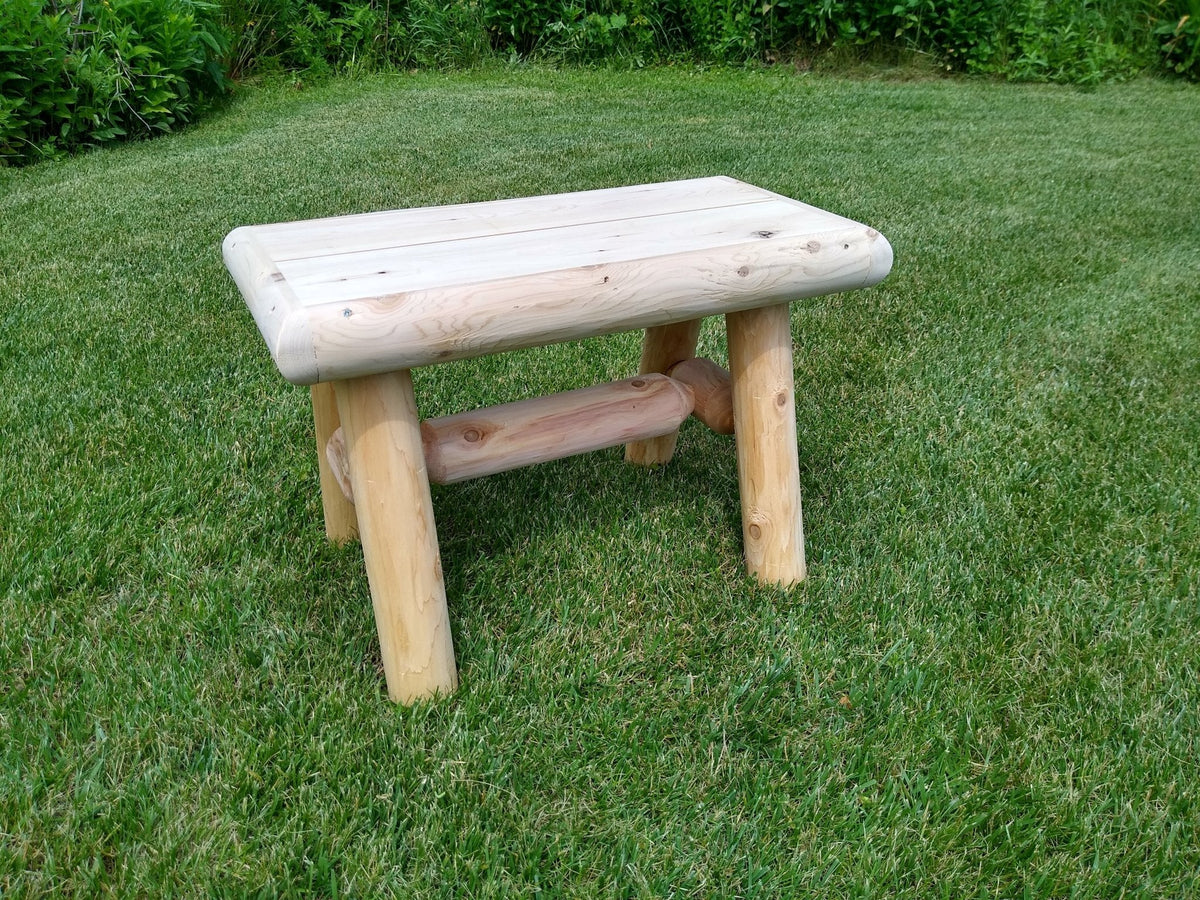 Cedar Creek White Cedar Outdoor Garden Bench