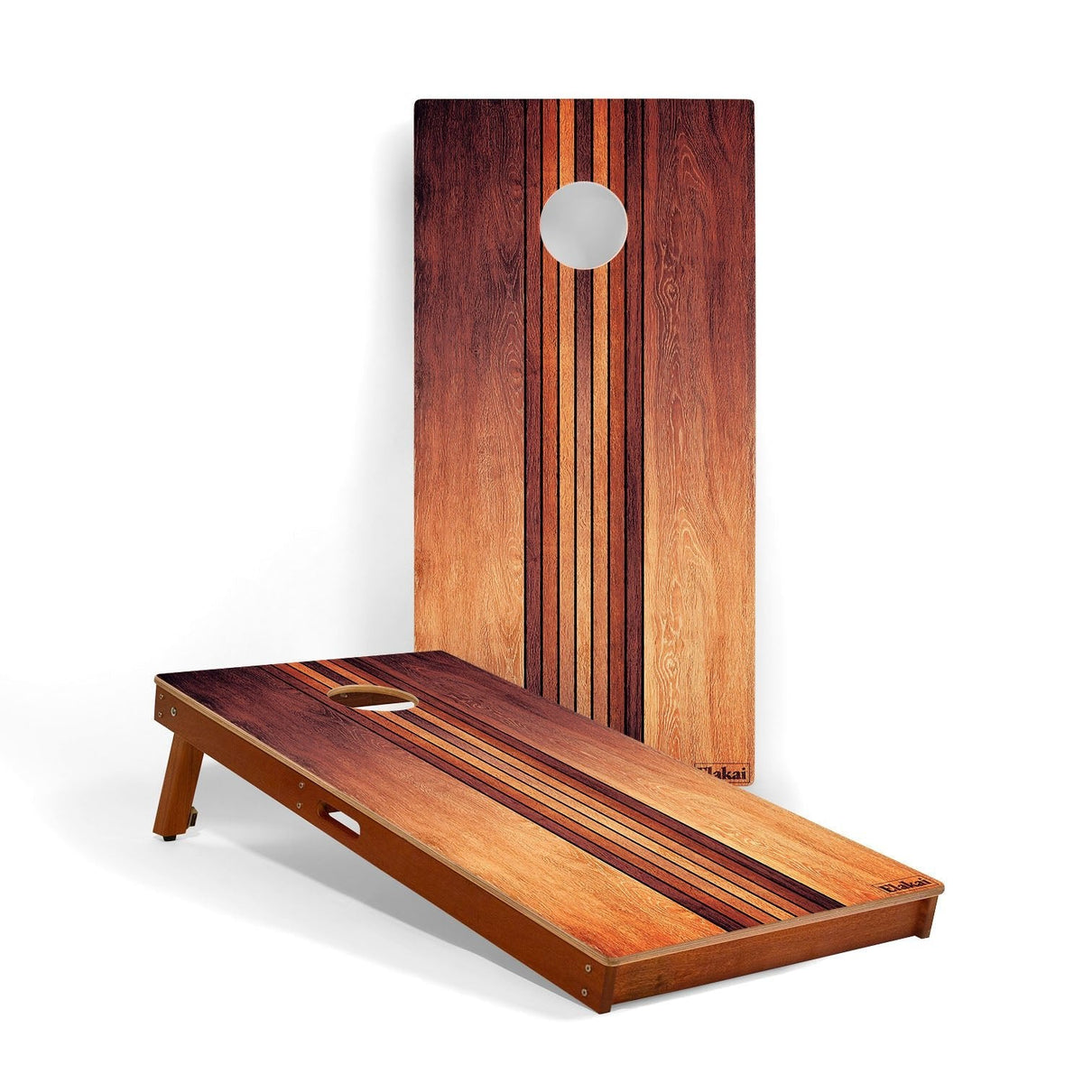 Elakai Natural Surf Beach 2ft x 4ft Classic Cornhole Set