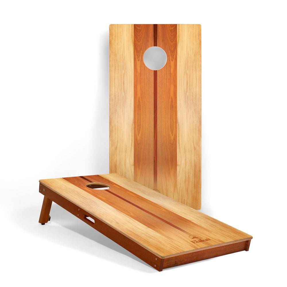 Elakai Natural Surf Beach 2ft x 4ft Classic Cornhole Set
