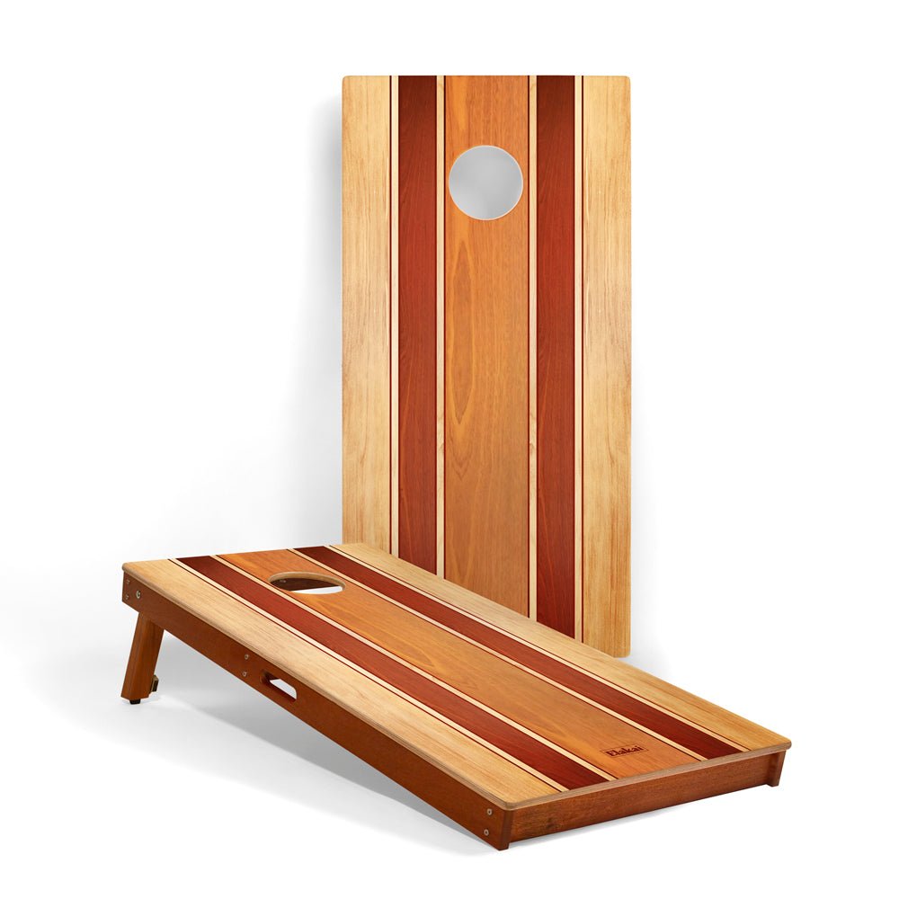 Elakai Natural Surf Beach 2ft x 4ft Classic Cornhole Set