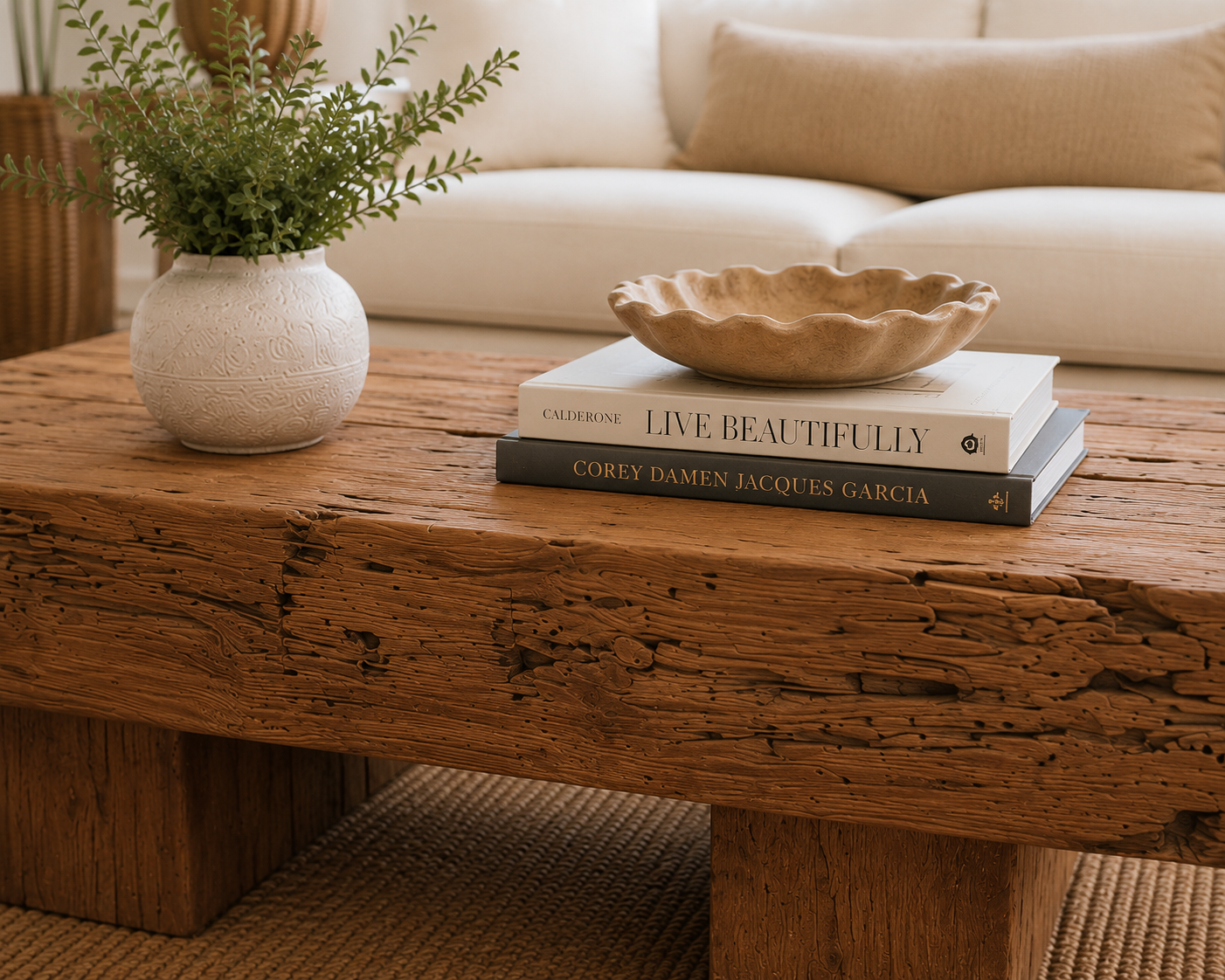 Anteak Organic Square Teak Coffee Table – 32"