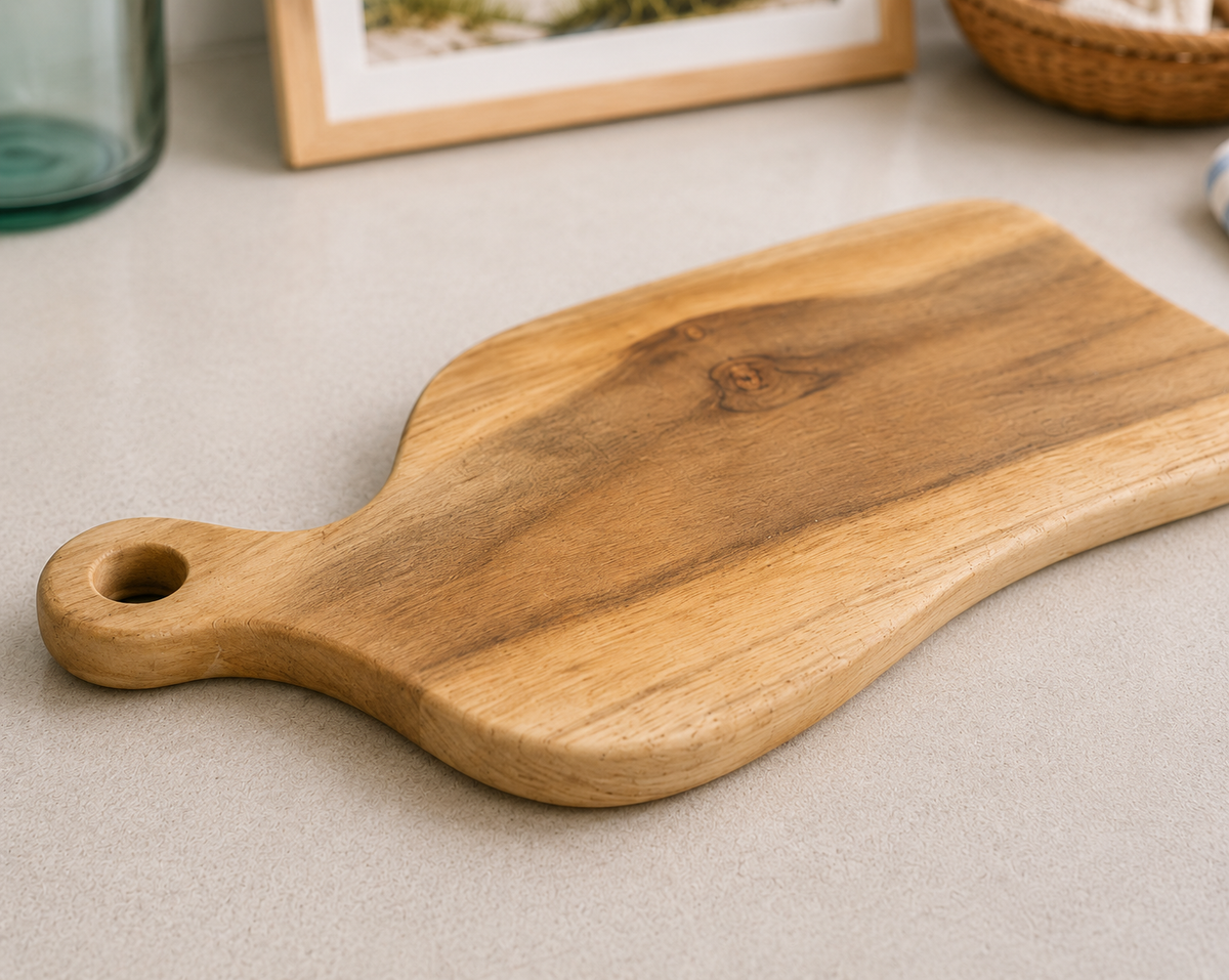 Broward Design Center Drift Teak Cutting & Serving Board
