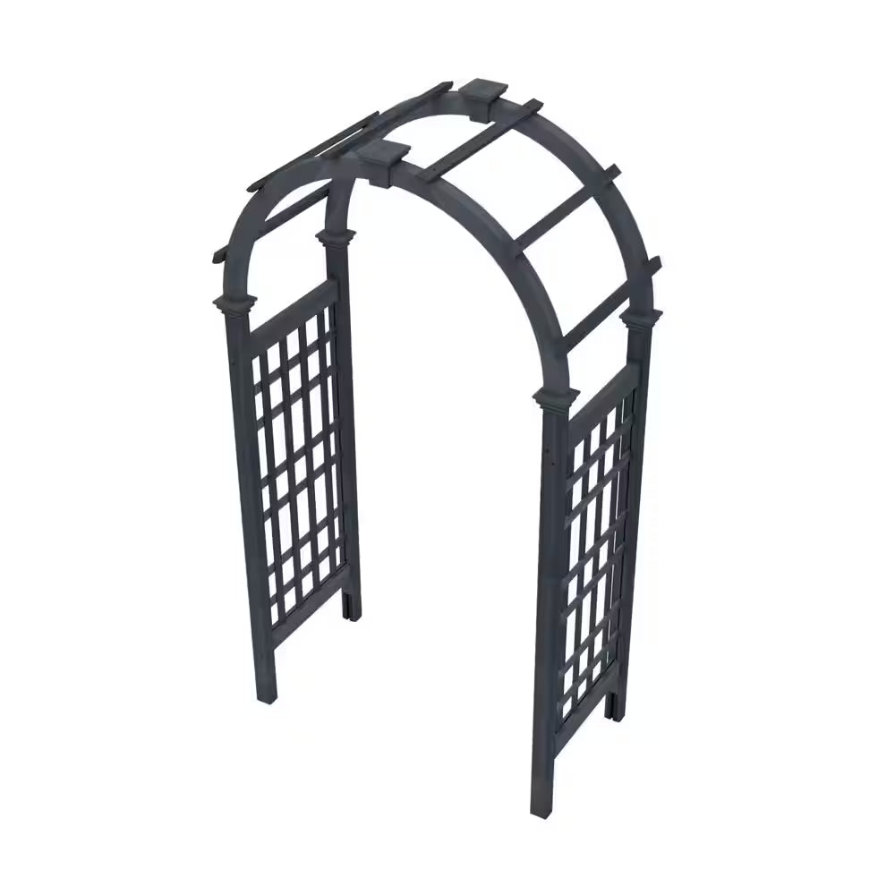 Rosewood 47 In. L X 24 In. W X 88 In. H Cedar Arbor, Charcoal