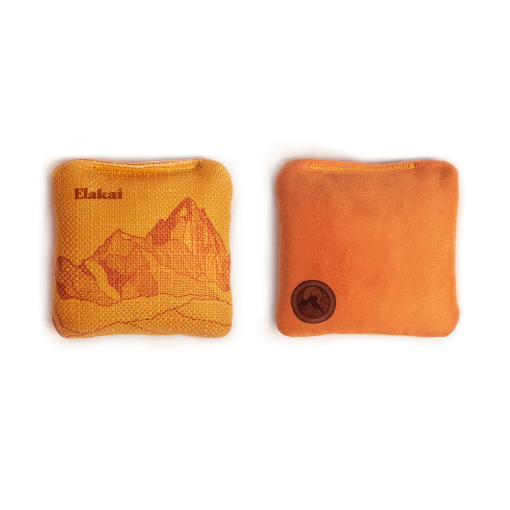 Elakai 4-in Travel Dual-Sided Cornhole Bags | Mt. Elakai