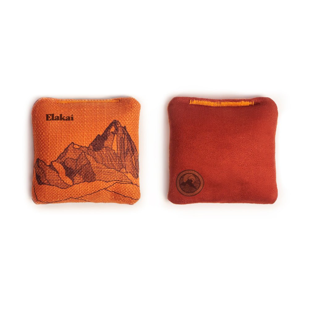 Elakai 4-in Travel Dual-Sided Cornhole Bags | Mt. Elakai