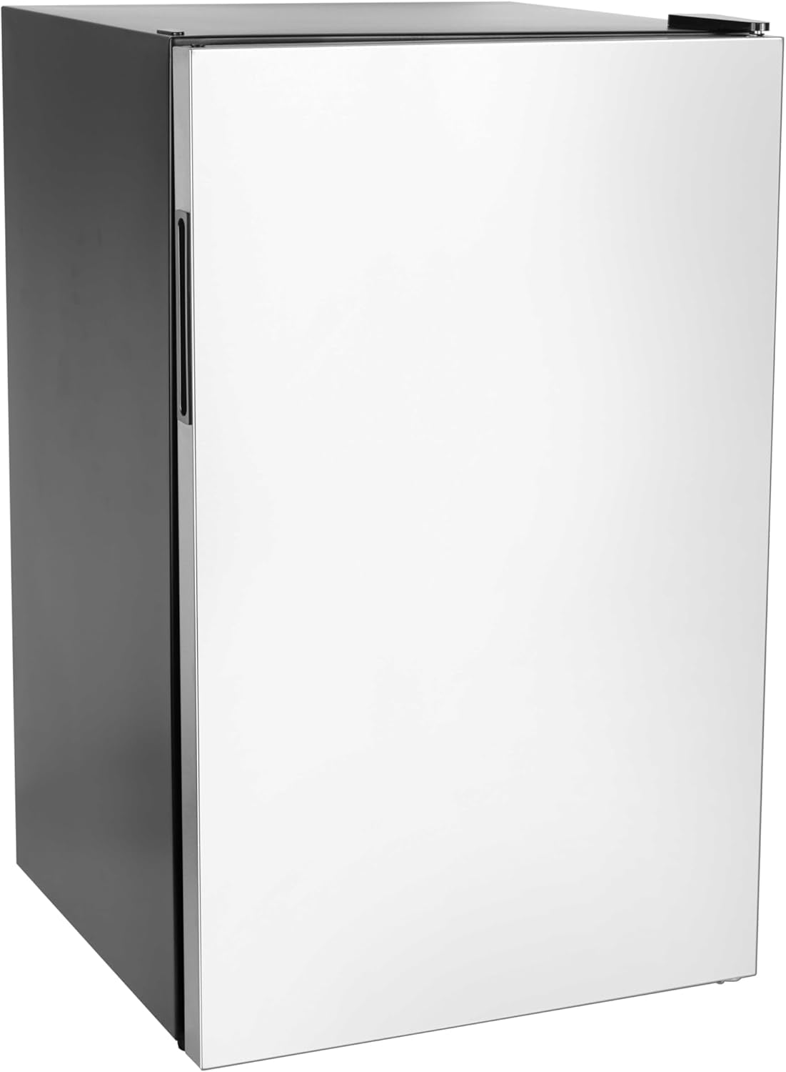 Contemporary Refrigerator – 4.5 Cu. Ft. Compact Stainless Steel Outdoor Fridge with Reversible Door and Full Temperature Control