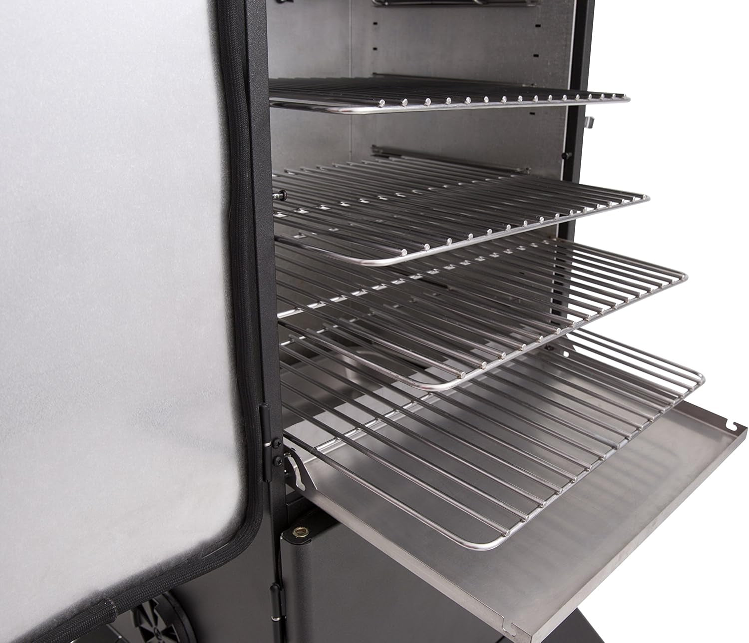 923617 Vertical Natural Gas Cabinet Smoker, Black