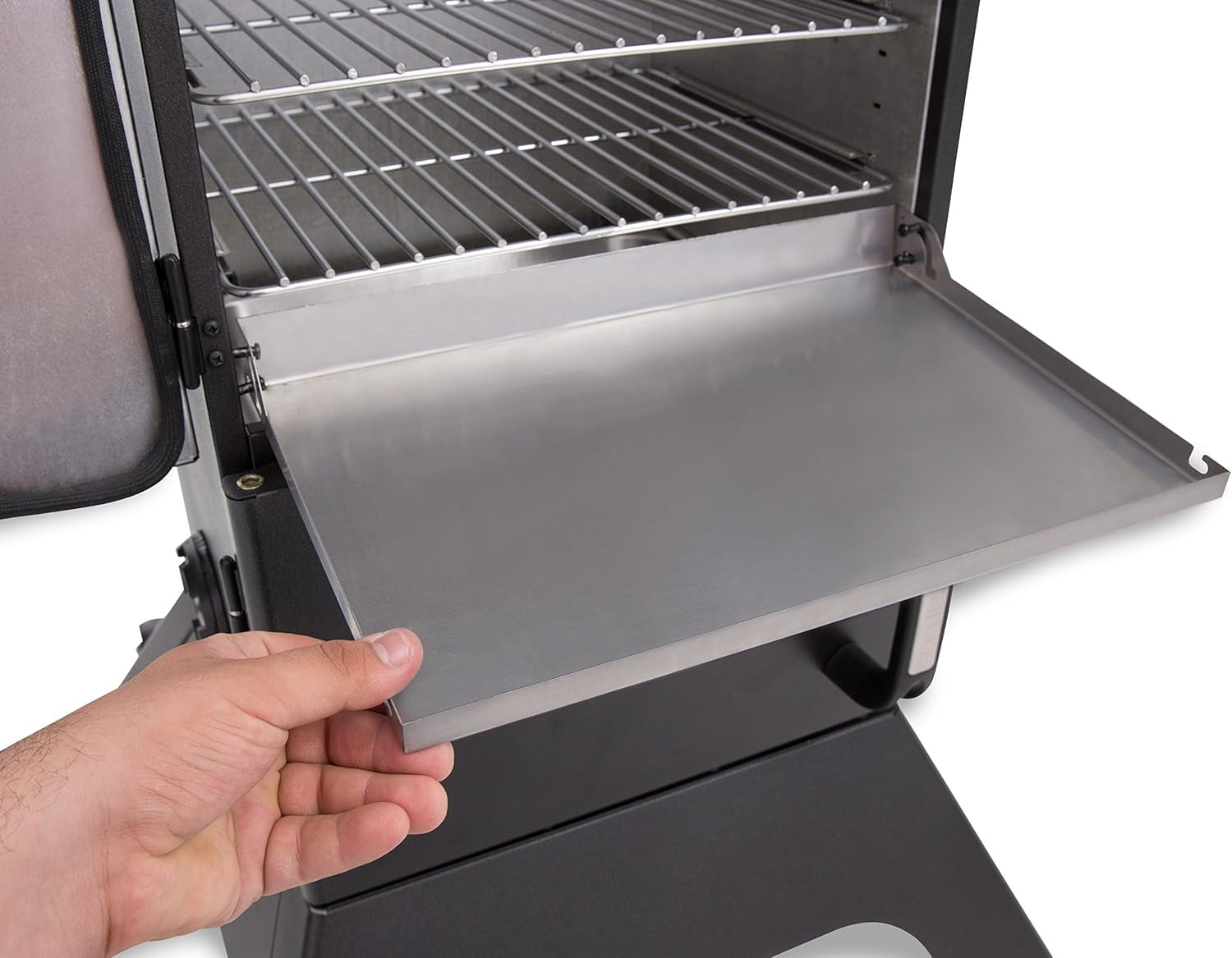 923617 Vertical Natural Gas Cabinet Smoker, Black