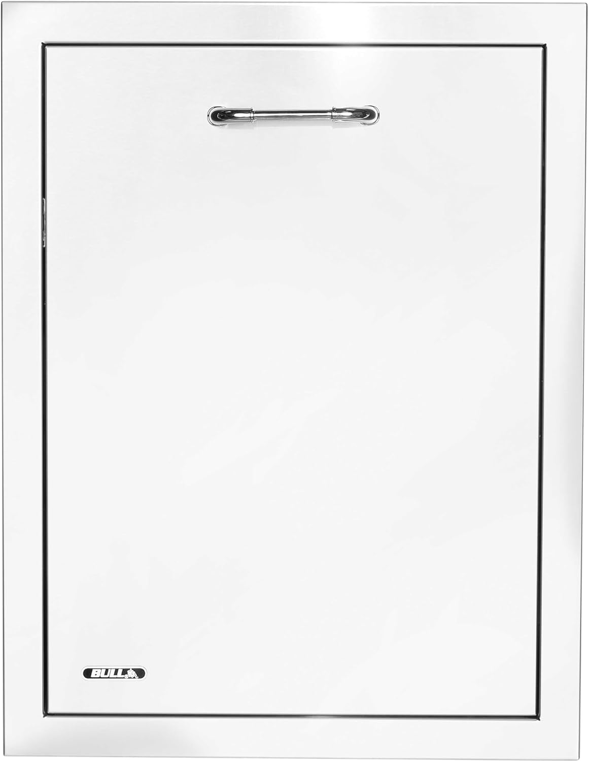 Premium Components for Outdoor Kitchen BBQ Island Double Pull Out Trash/Recycle Drawer (8 Gallon) with Reveal