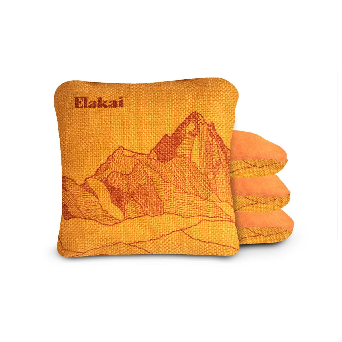Elakai 6-in Dual-Sided Cornhole Bags | Mt. Elakai Design Collection