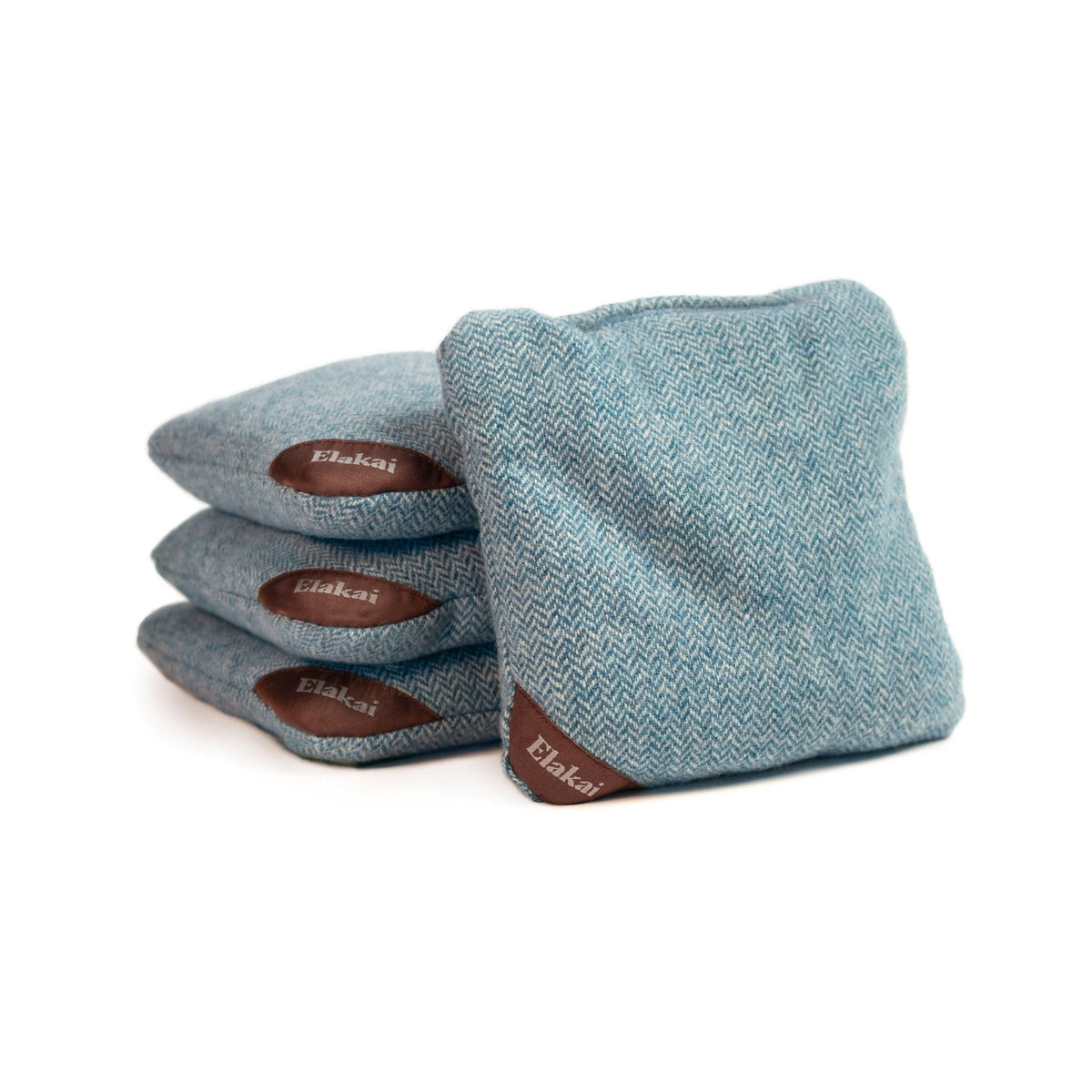 Elakai 6-in Herringbone All-Weather Cornhole Bags | Set of 4