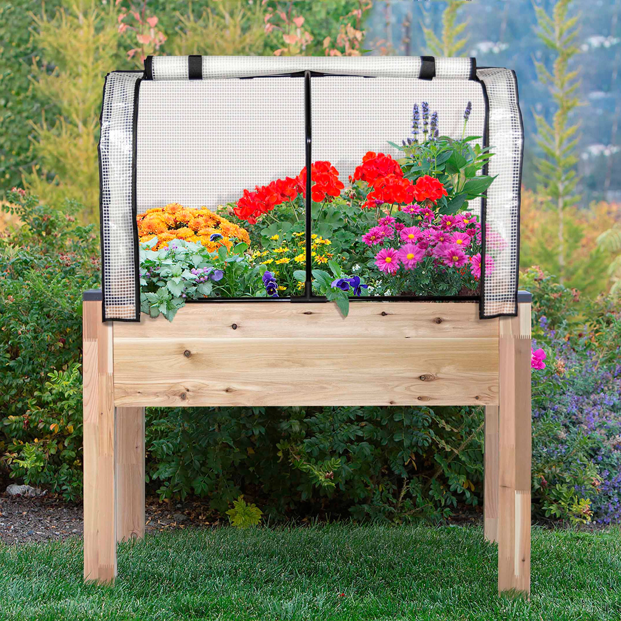 Cedarcraft Elevated Cedar Planter 34" X 49" X 30"
