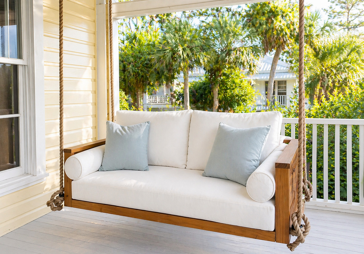 ModHaven Sedona Teak Swing Bed | Standard