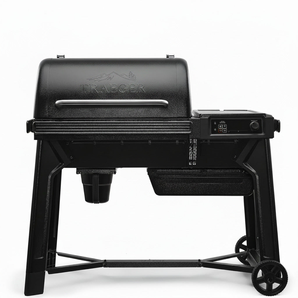 Traeger Grills Woodridge Electric Wood Pellet Grill and Smoker, Wi-Fi Temperature Control up to 500 Degrees, 860 Sq. In. Cooking Capacity, 6-In-1 for Outdoor Grilling, Smoking, BBQ, Black, TFB86MLH