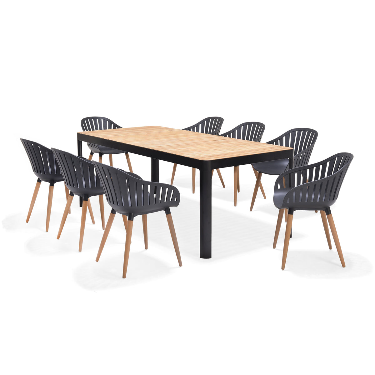 LifestyleGarden Portals &amp; Nassau 6–8 Person Outdoor Dining Set