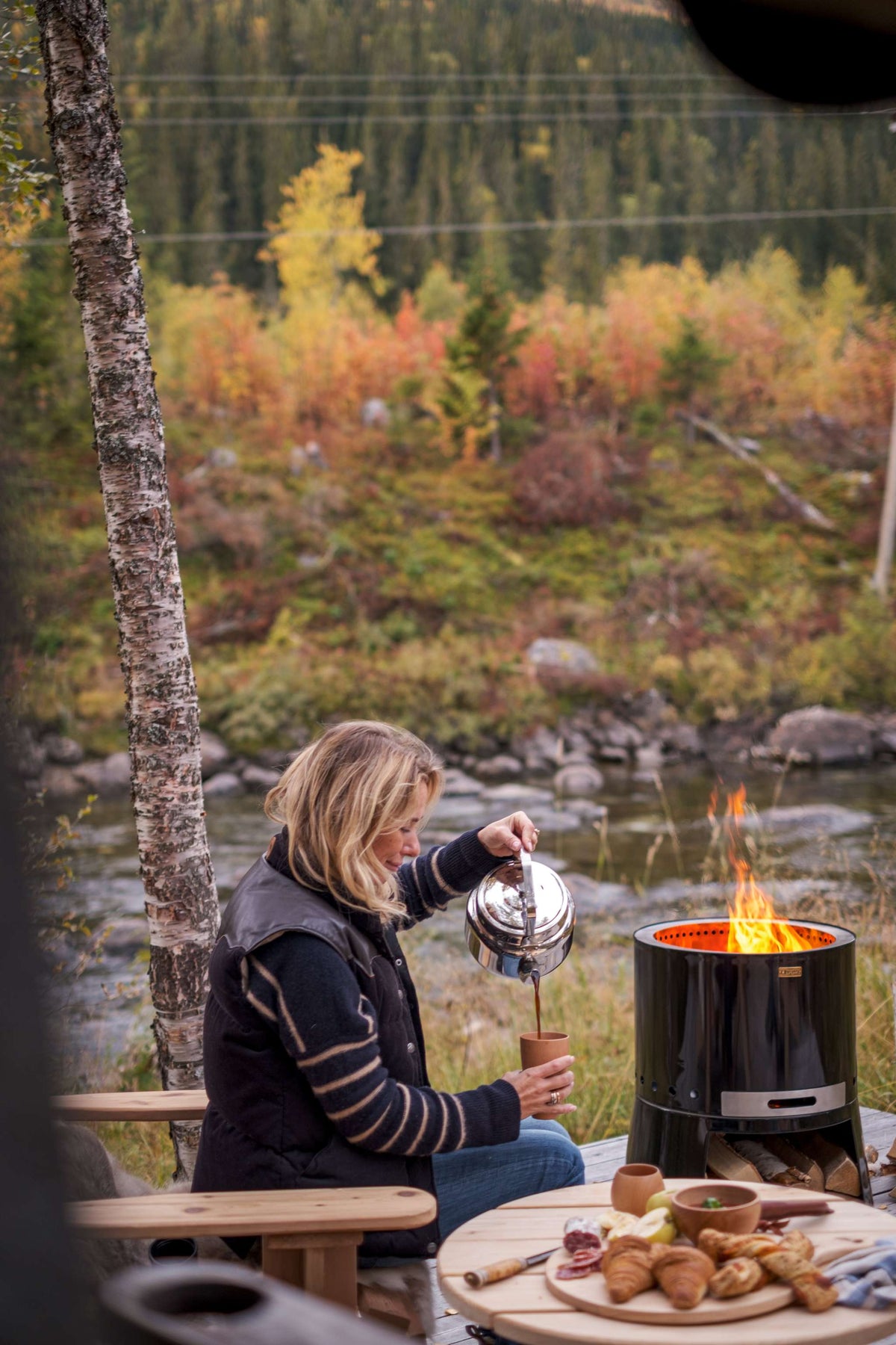 Espegard Bonfire Pilar Premium 50 Smokeless Fire Pit