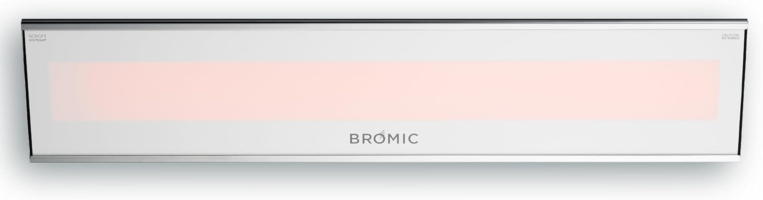 Bromic Platinum Smart Heat 2300W Electric Patio Heater - Radiant Infrared, 220V-240V, White Finish - BH0320007