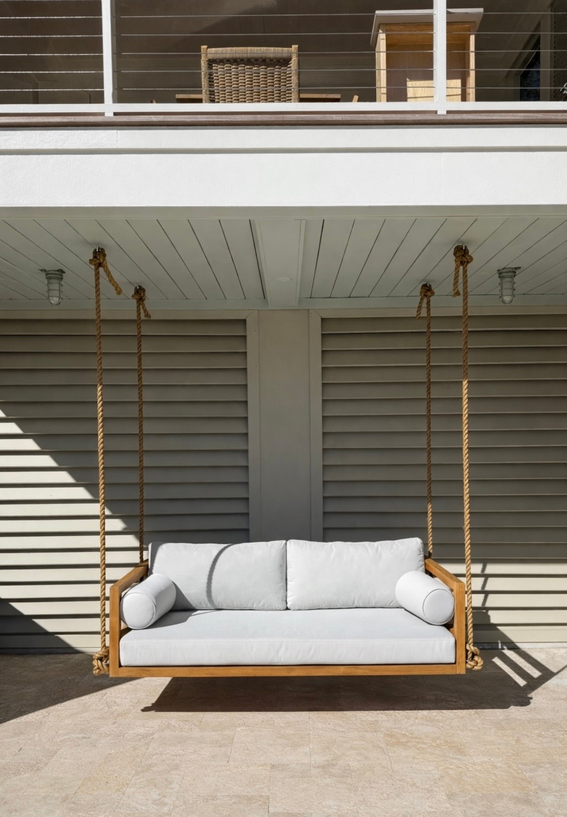 ModHaven Del Mar Teak Swing Bed | Standard