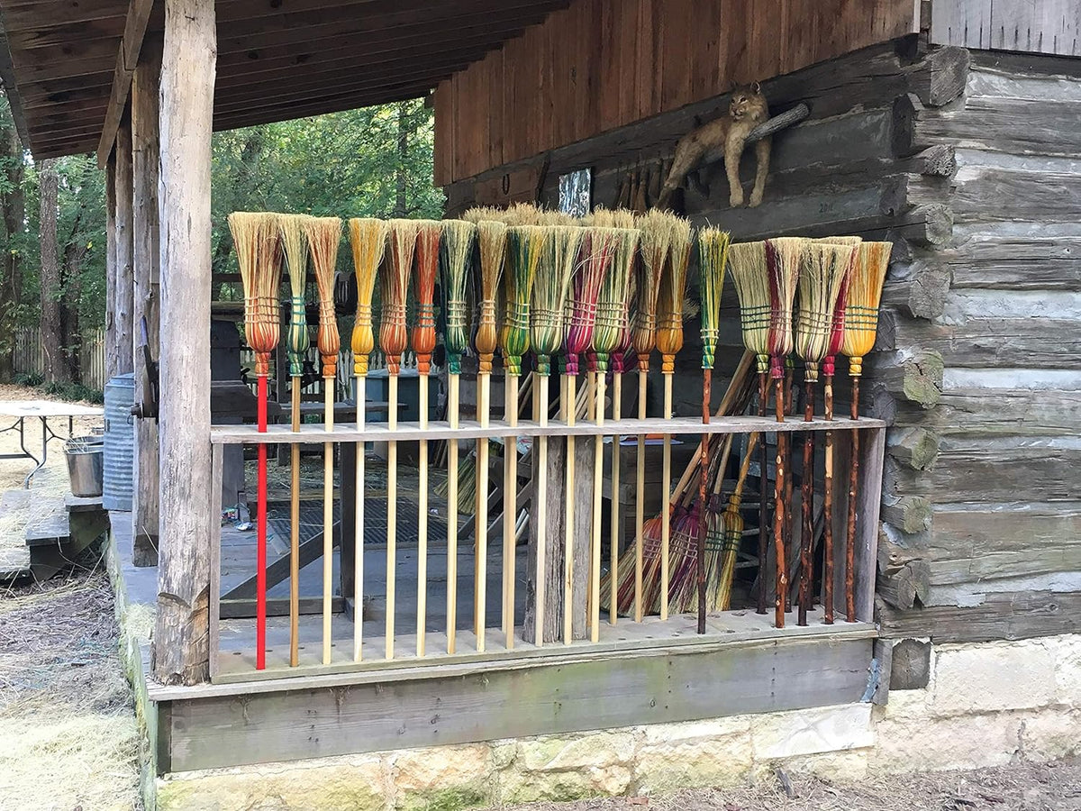 Handcrafted Broomcorn Broom | Parker Homestead