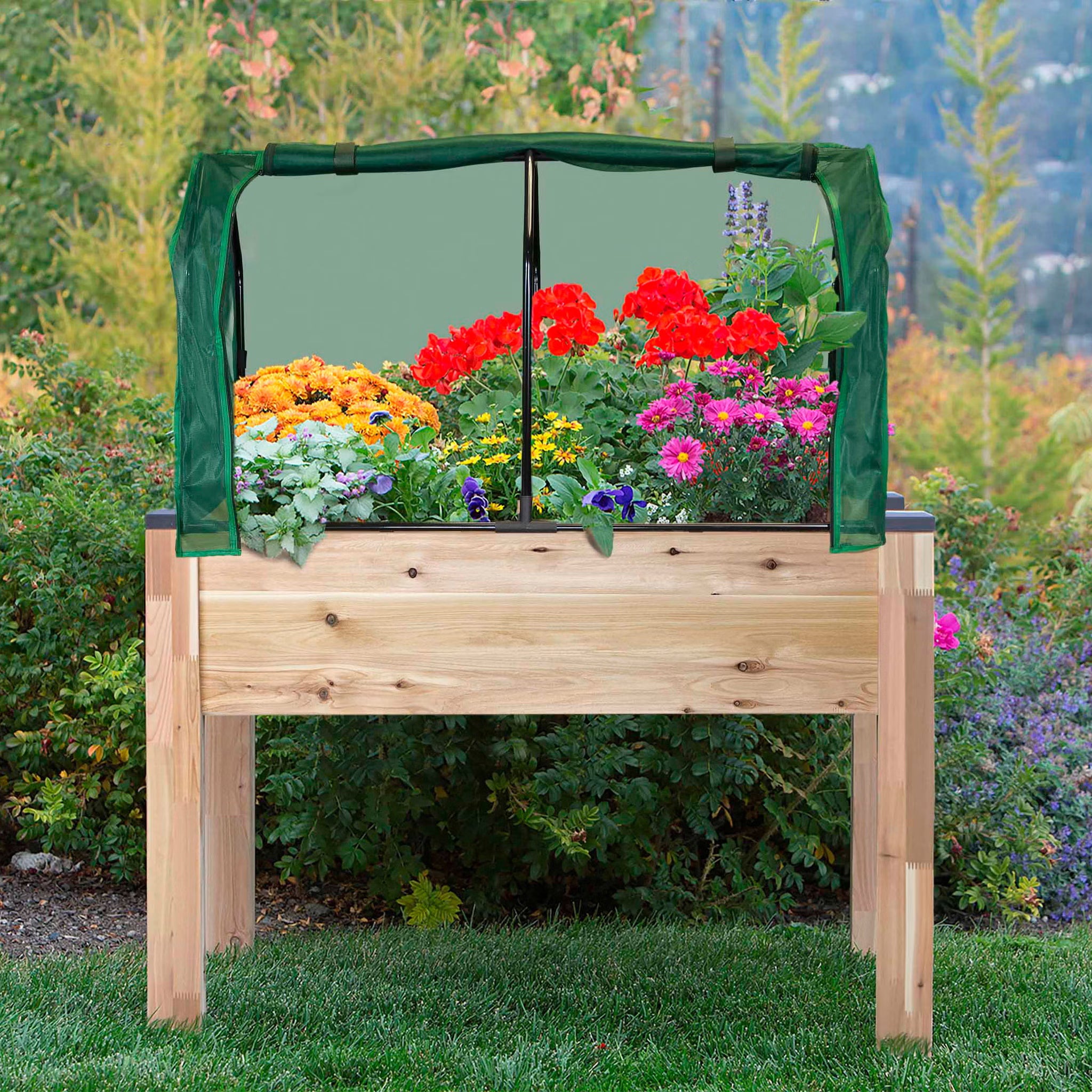 Cedarcraft Elevated Cedar Planter 34" X 49" X 30"