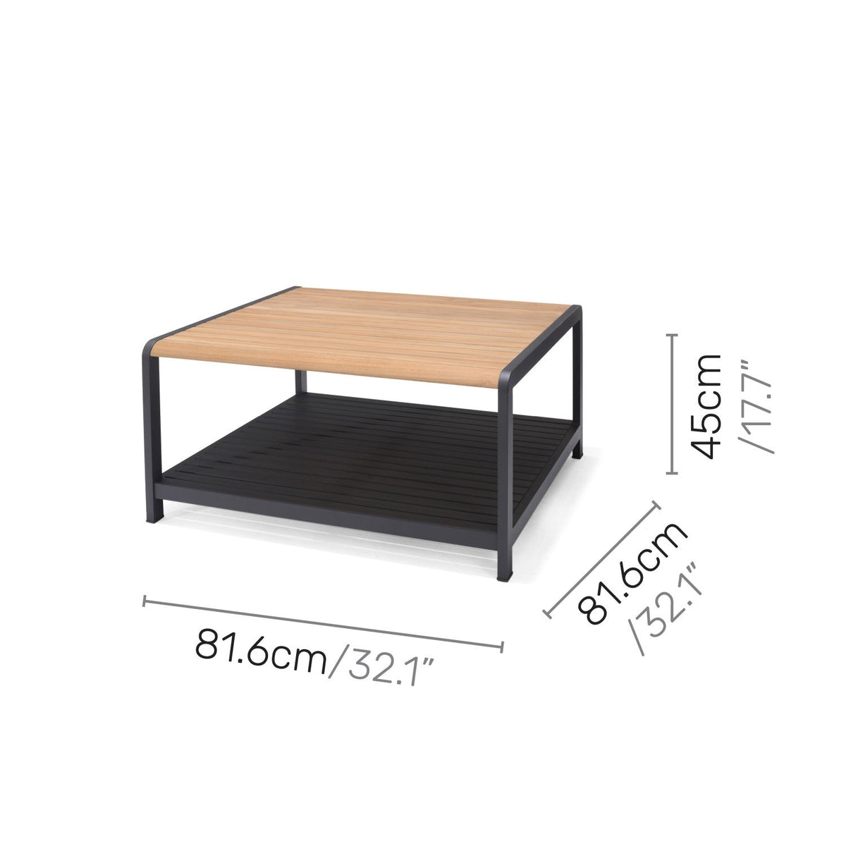 LifestyleGarden Amber 3-Piece Outdoor Sectional & Coffee Table Set — Seats 7