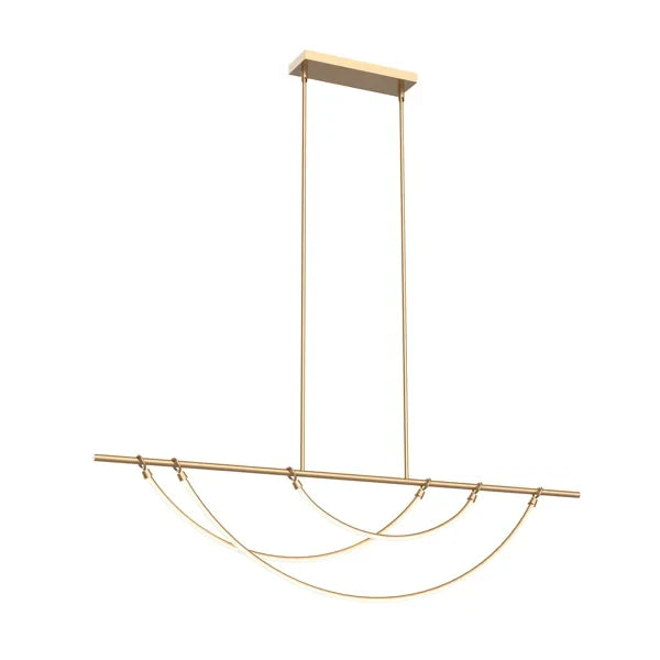 Alora Aryas 3-Light LED Indoor Pendant – Vintage Brass