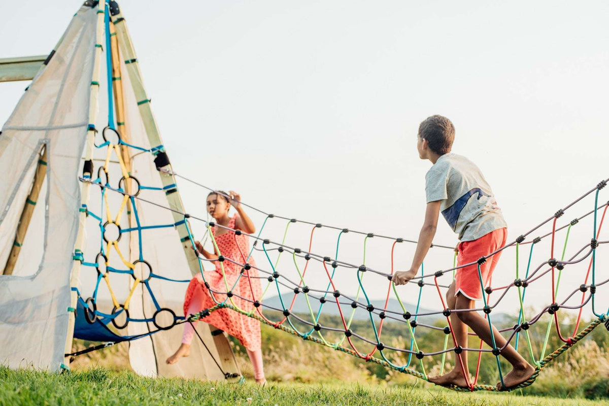 Bijou Build Rambler 14' Rope Suspension Bridge