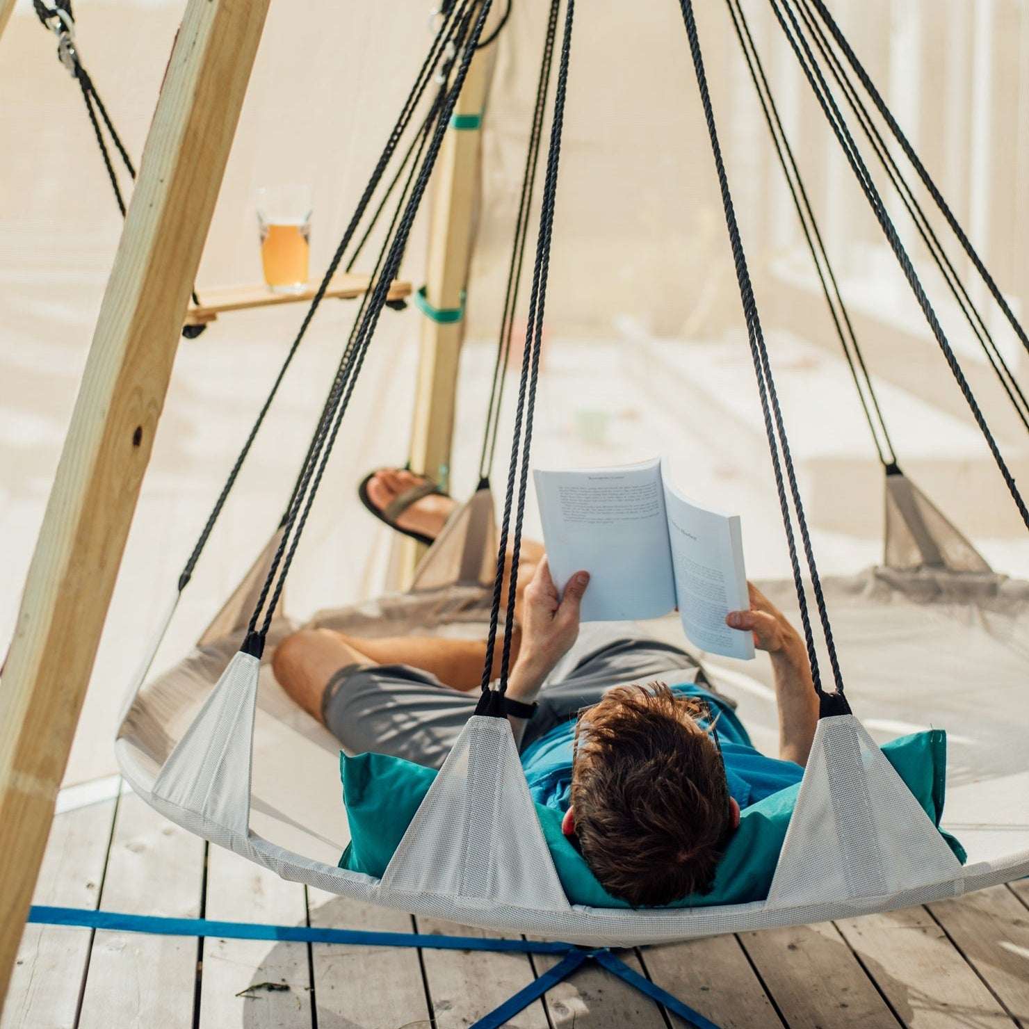 Bijou Build Sky Hover Swing – 5' Platform Swing