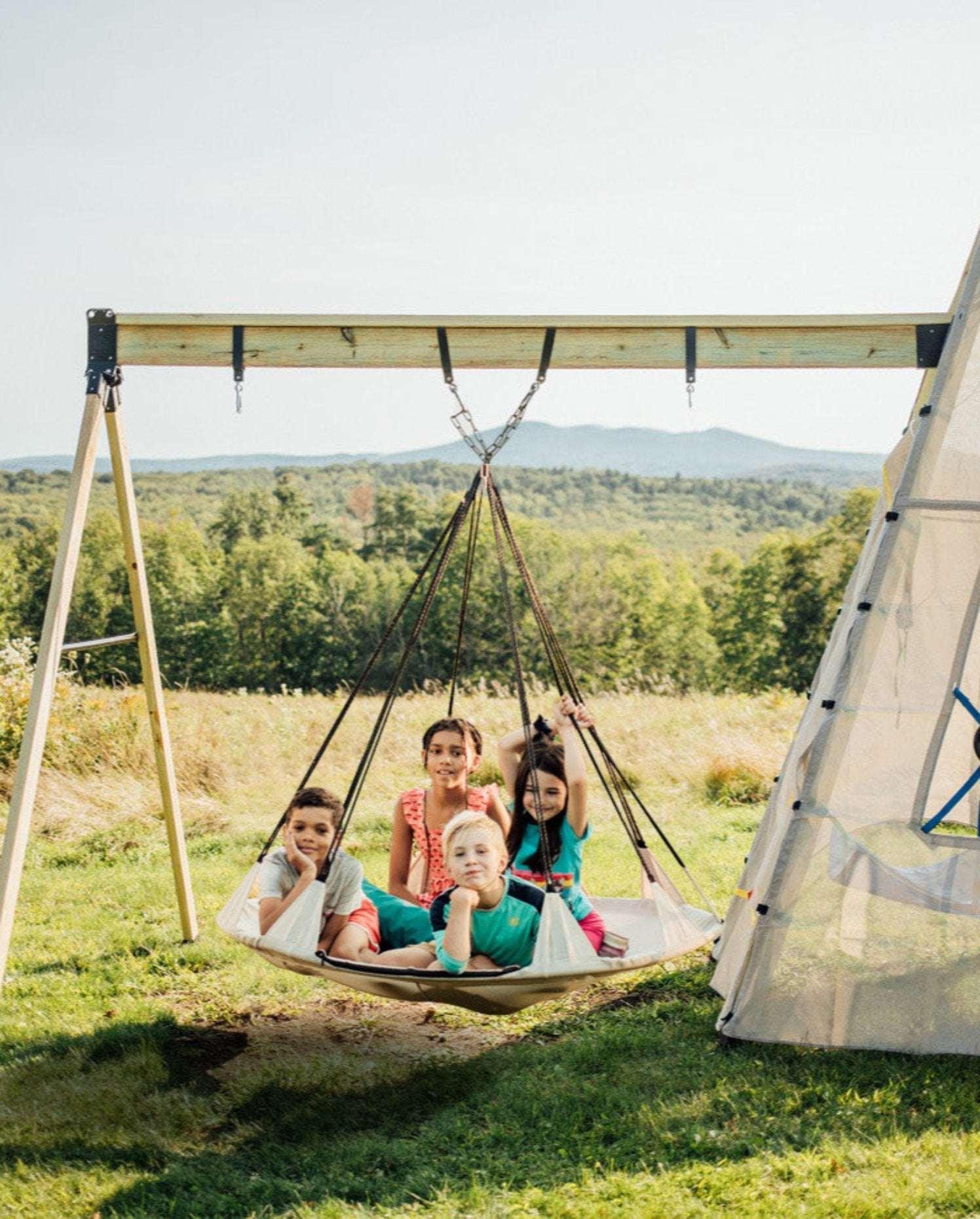 Bijou Build Sky Hover Swing – 5' Platform Swing
