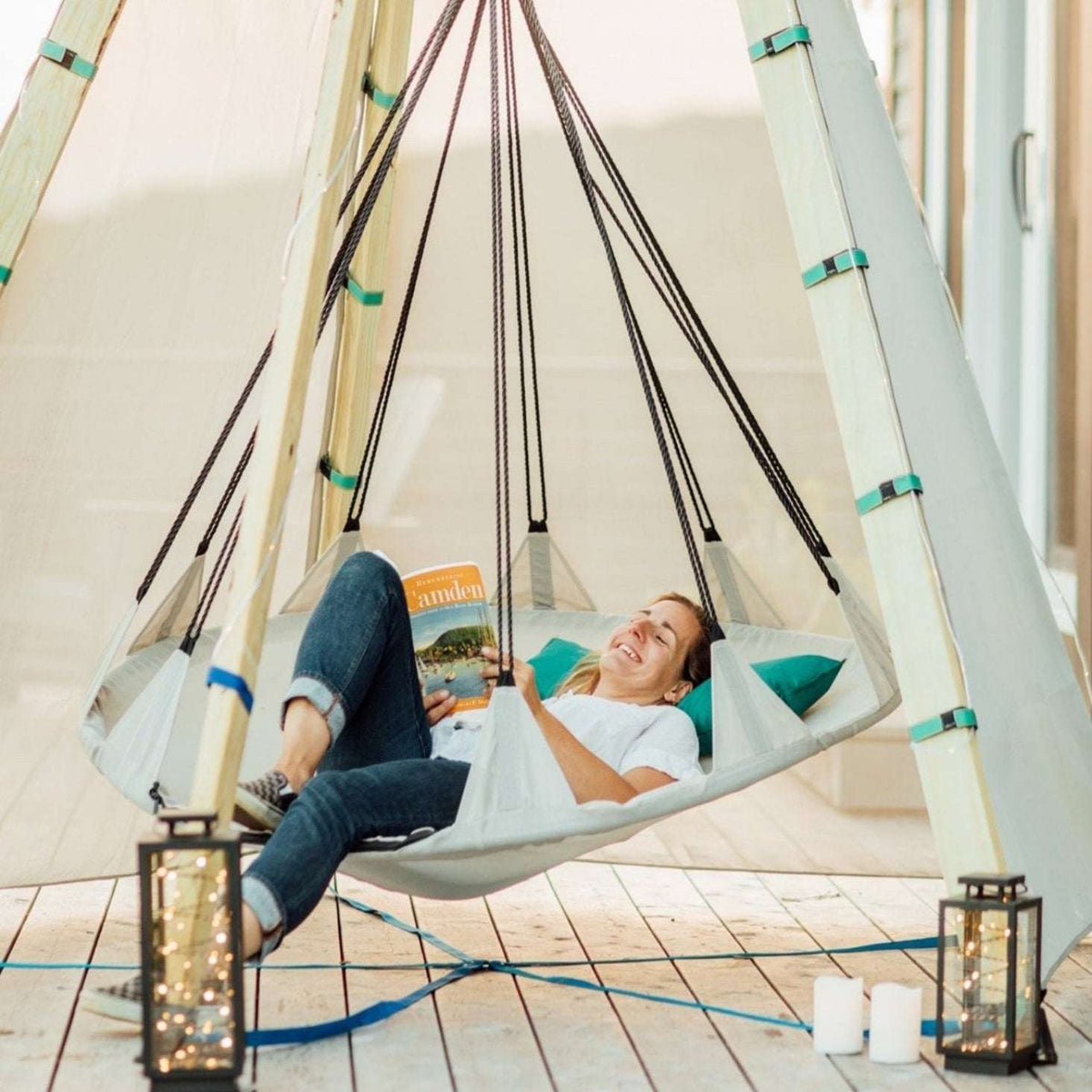 Bijou Build Sky Hover Swing – 5' Platform Swing
