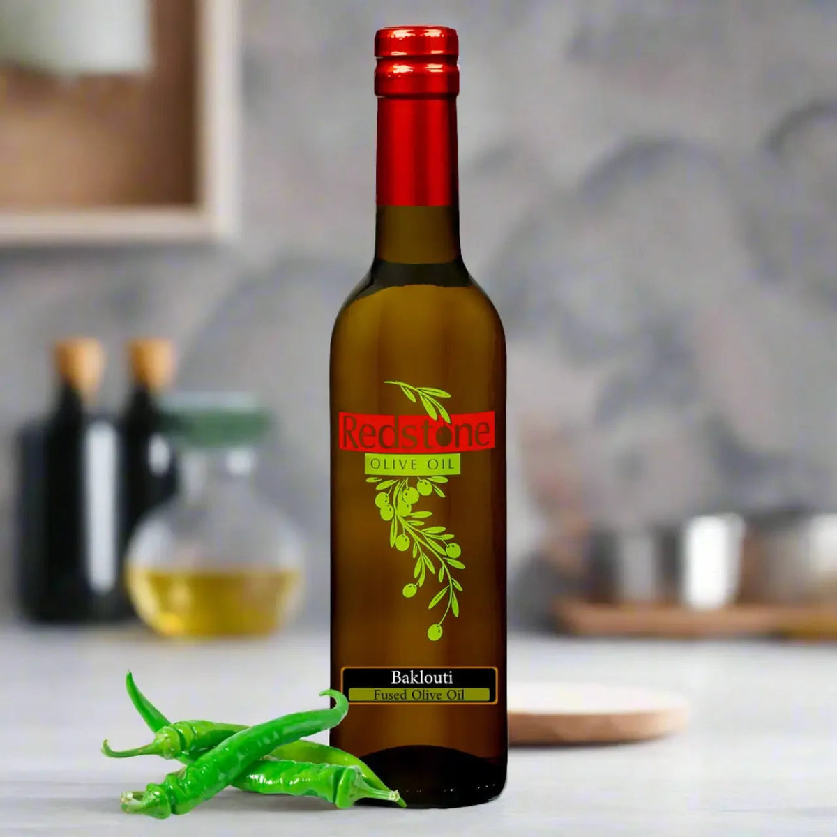 Baklouti Green Chili Fused Olive Oil