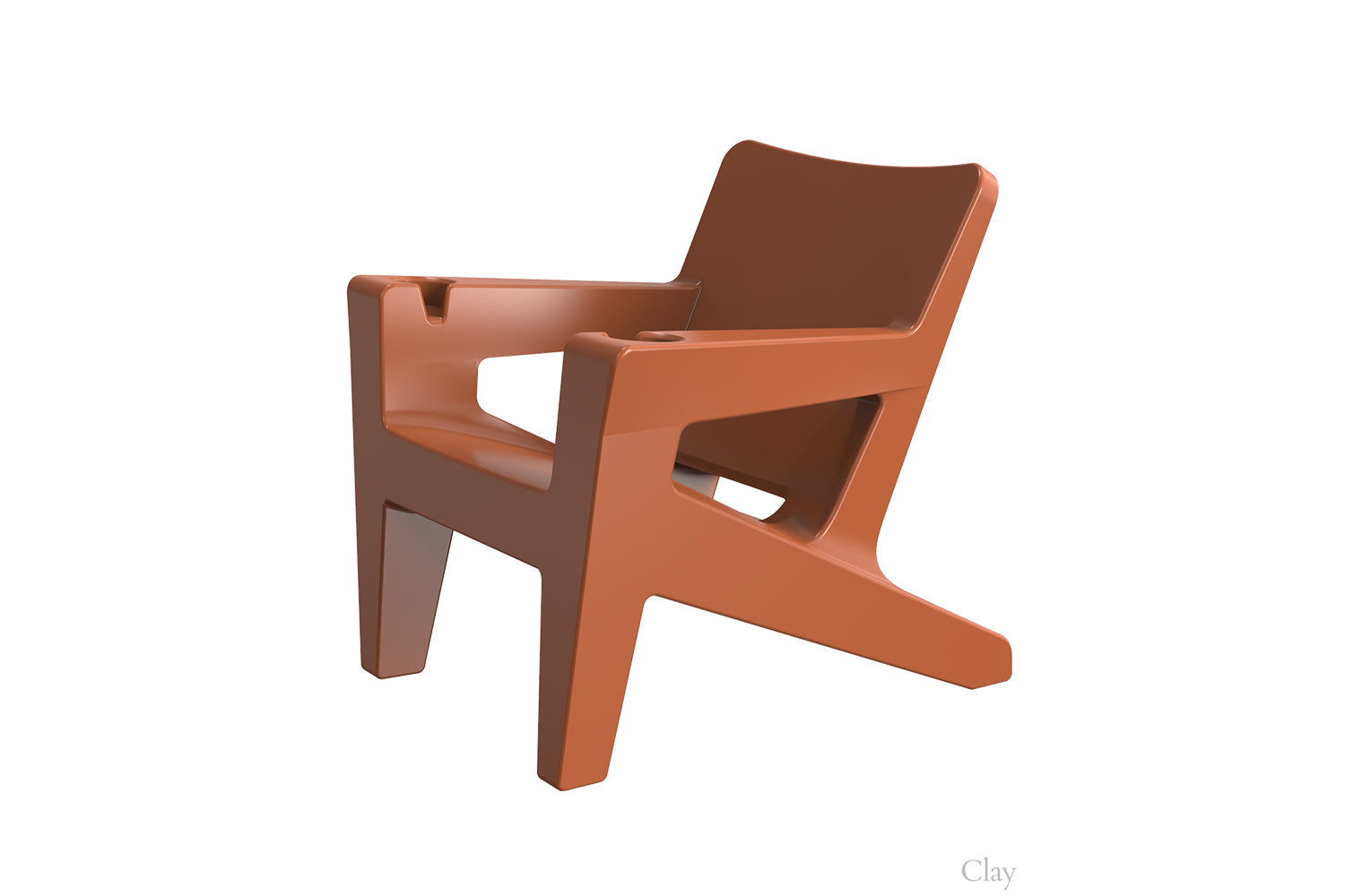 Tupelo Goods Bask Modern Adirondack Lounge Chair – In-Pool & Outdoor Chair