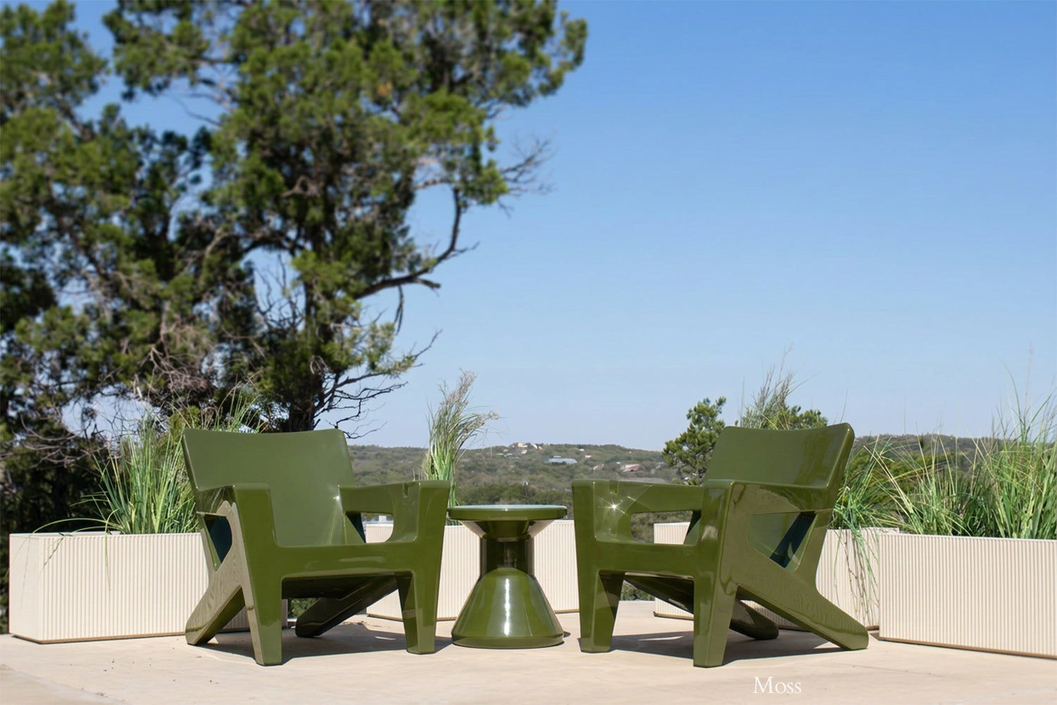 Tupelo Goods Bask Modern Adirondack Lounge Chair – In-Pool & Outdoor Chair