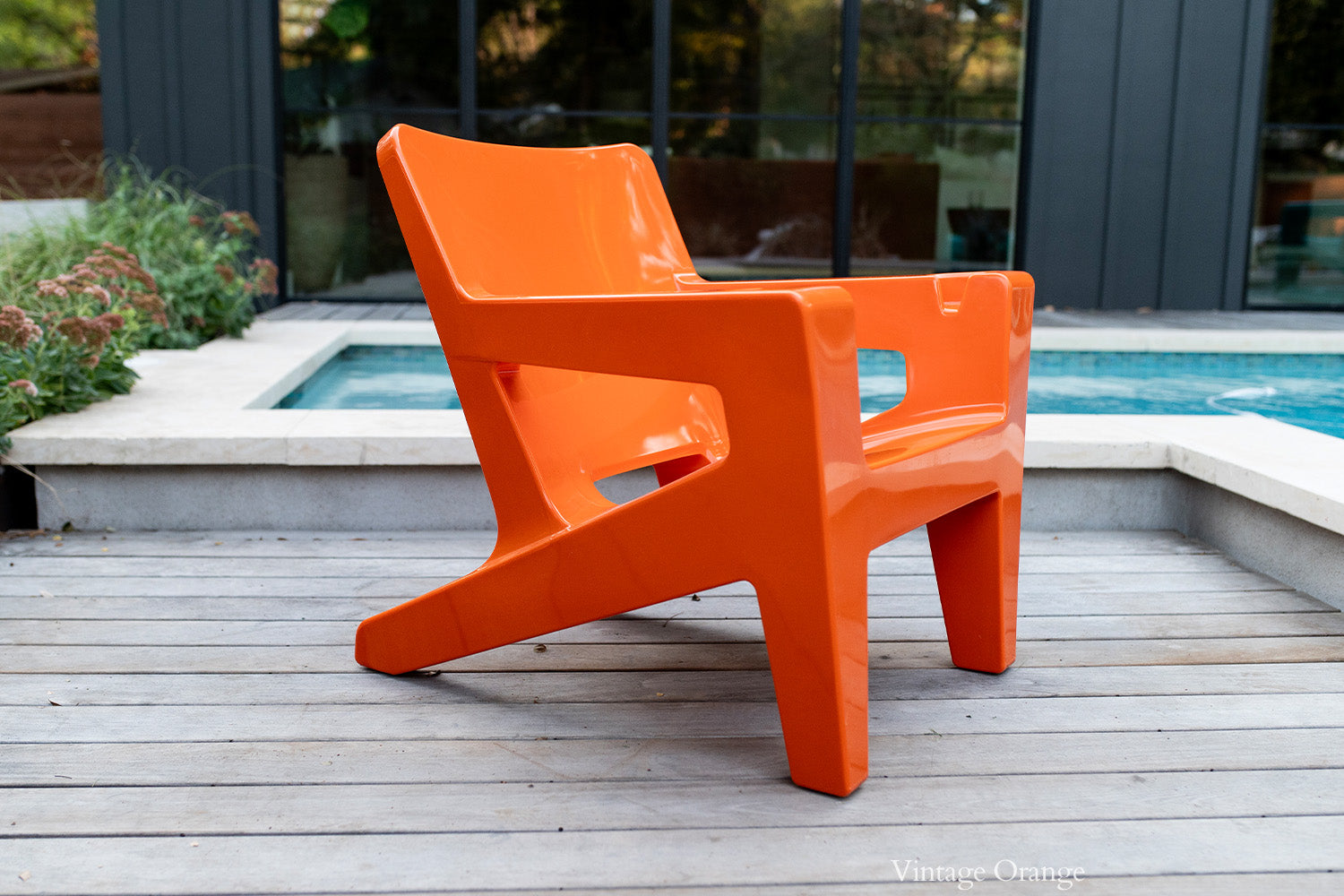 Tupelo Goods Bask Modern Adirondack Lounge Chair – In-Pool & Outdoor Chair