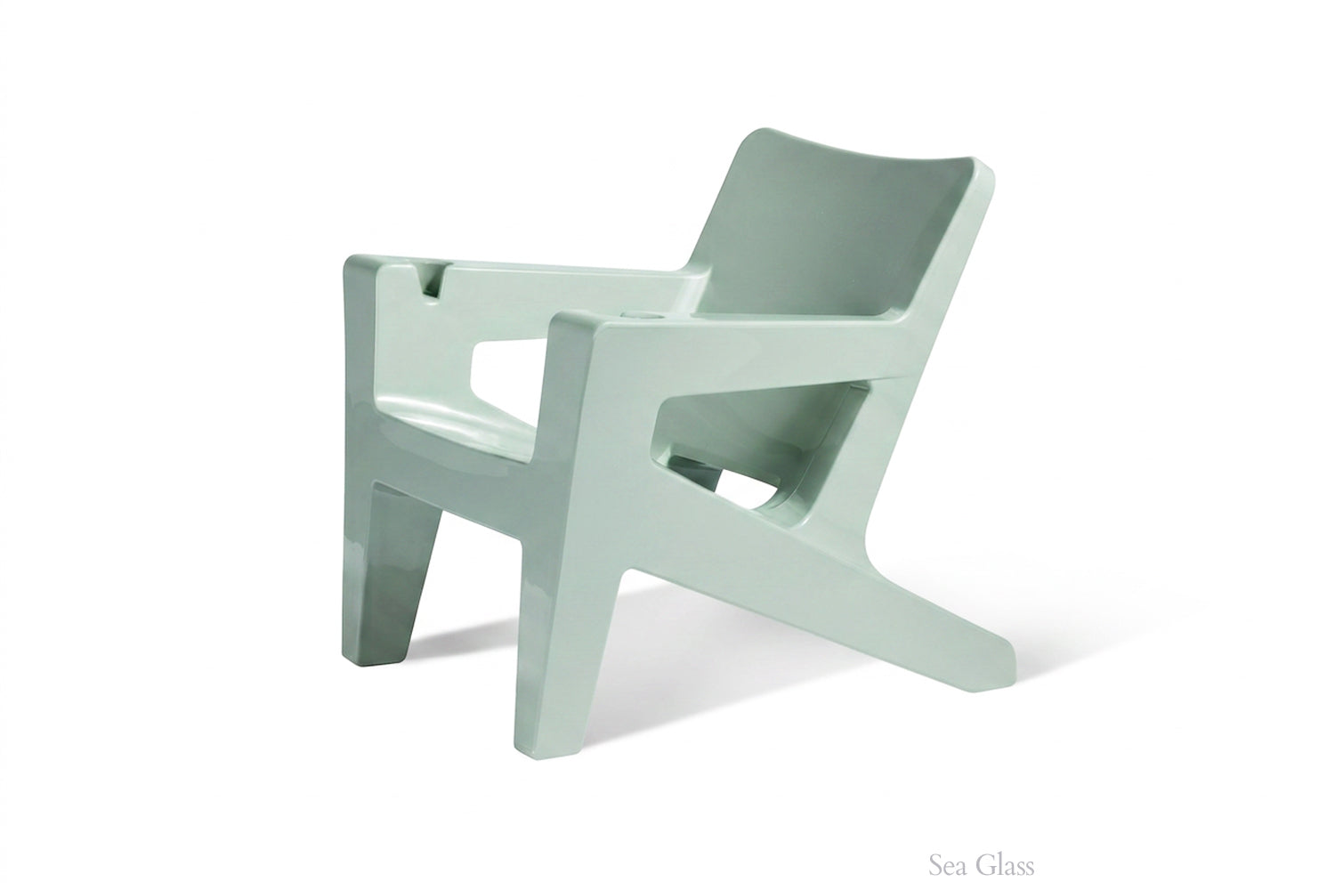 Tupelo Goods Bask Modern Adirondack Lounge Chair – In-Pool & Outdoor Chair