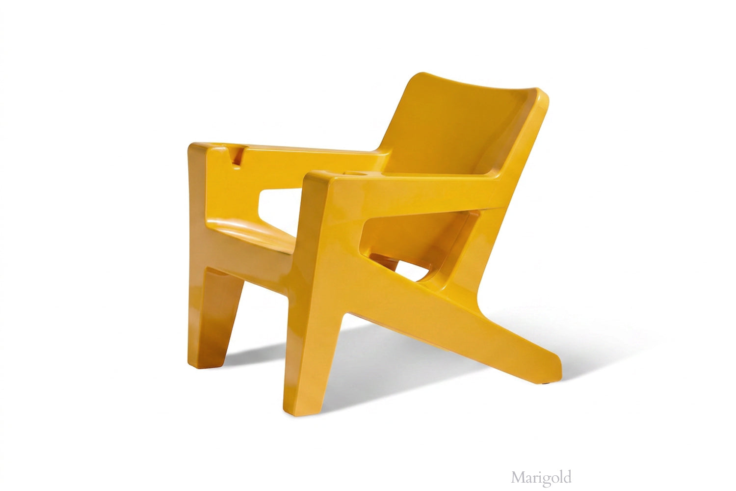 Tupelo Goods Bask Modern Adirondack Lounge Chair – In-Pool & Outdoor Chair