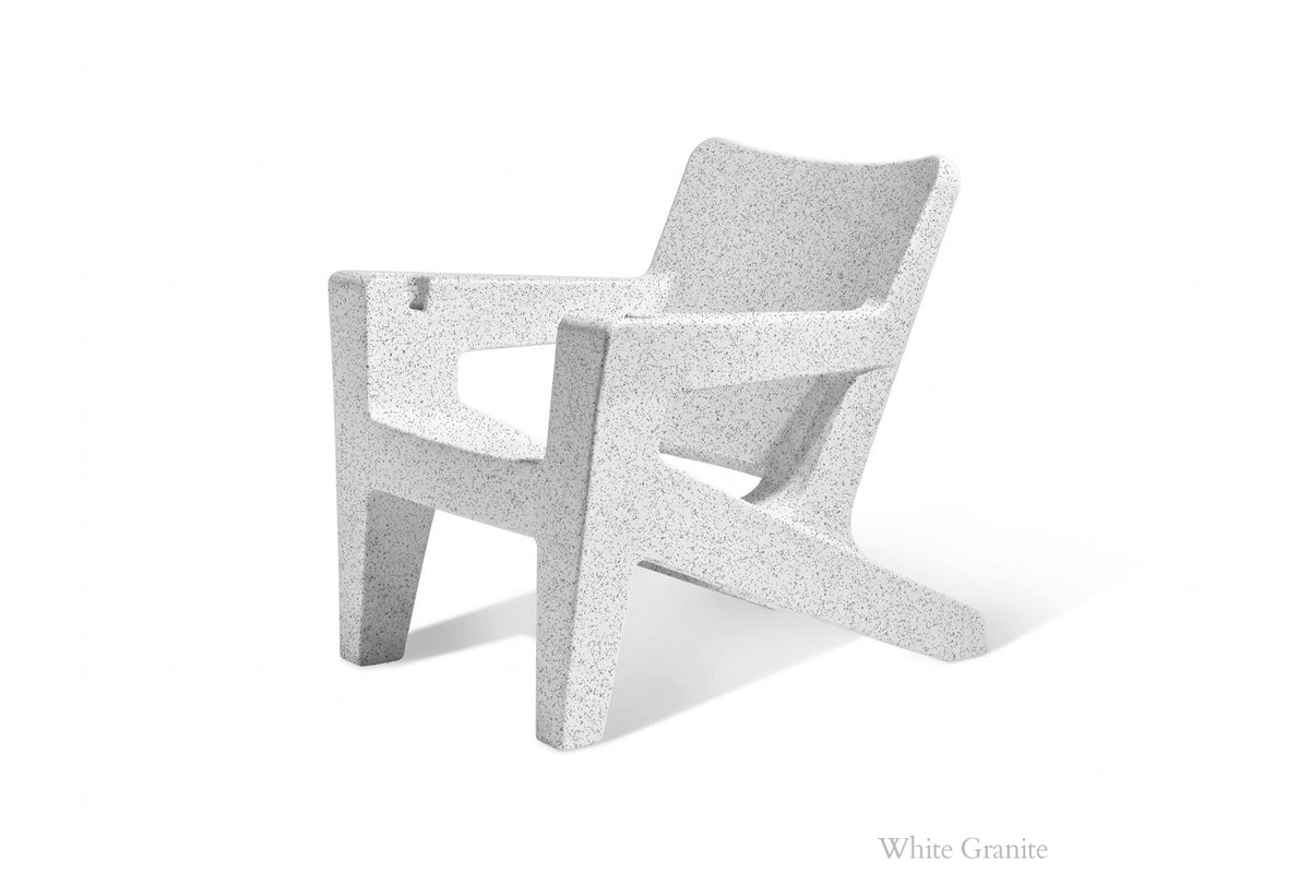 Tupelo Goods Bask Modern Adirondack Lounge Chair – In-Pool & Outdoor Chair