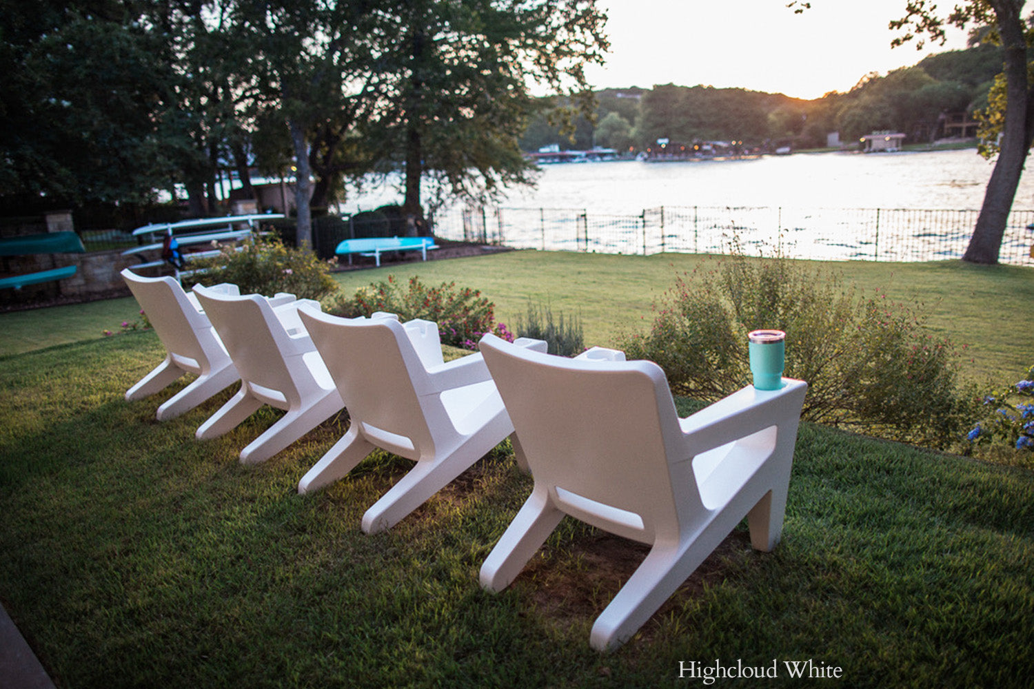 Tupelo Goods Bask Modern Adirondack Lounge Chair – In-Pool & Outdoor Chair