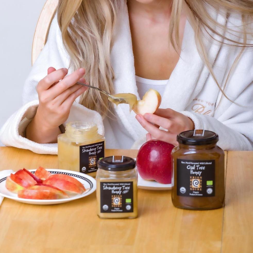 EBION Strawberry Tree Honey | Raw Organic Greek Honey