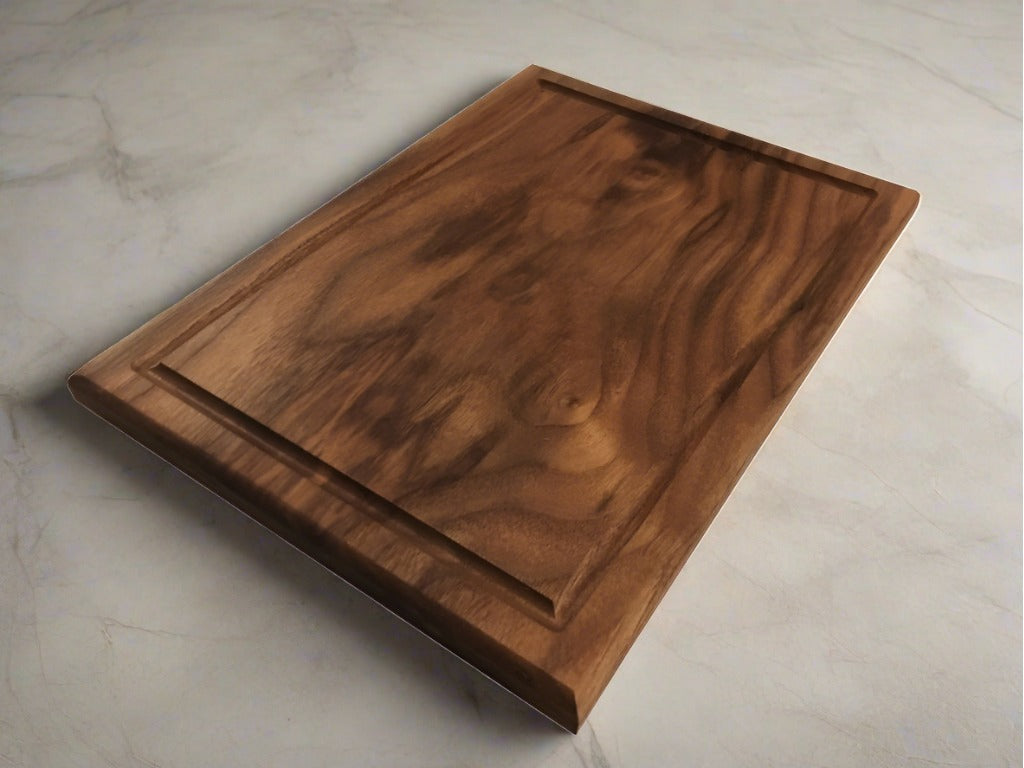 Best Redwood American Walnut Cutting Board with Juice Groove