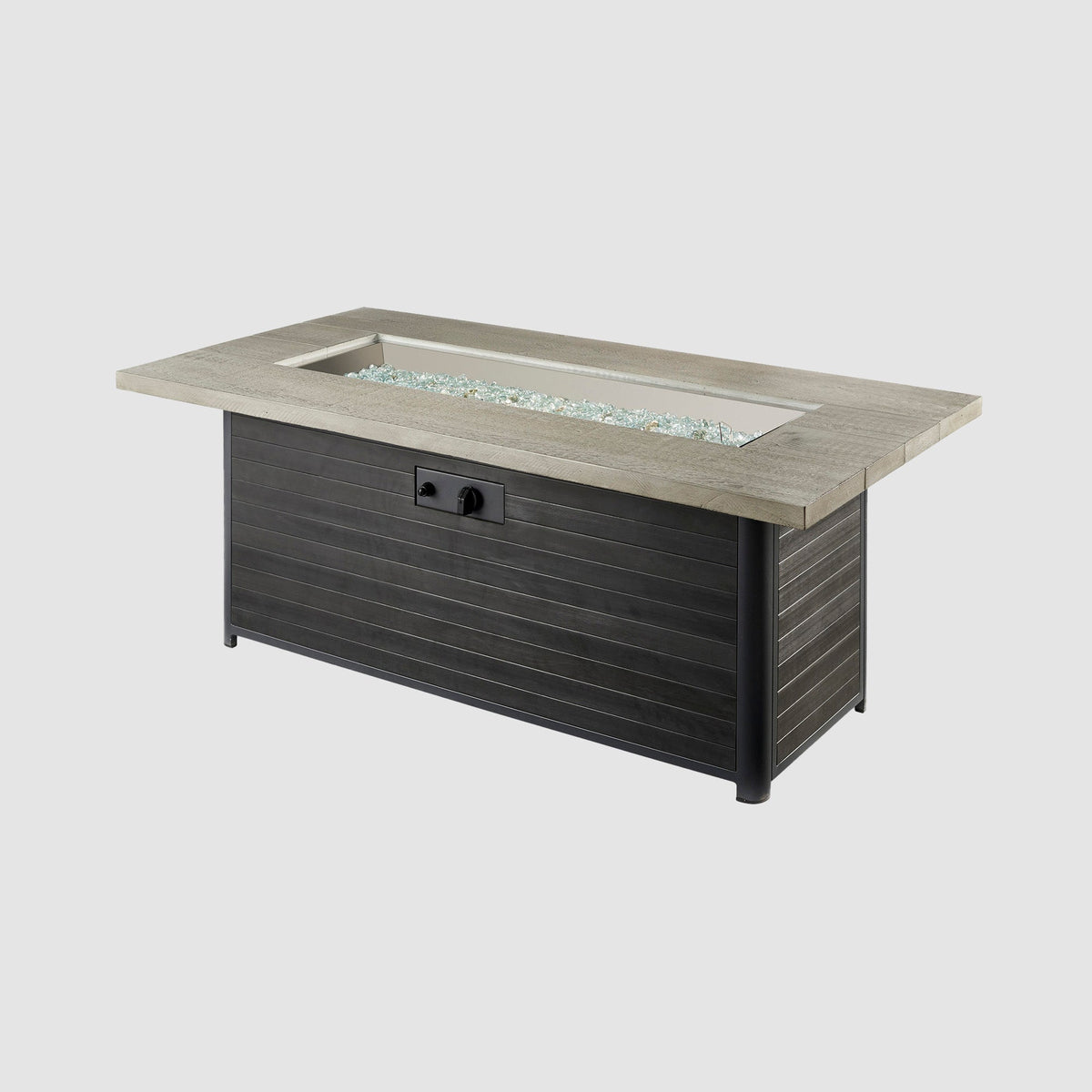 Outdoor GreatRoom Cedar Ridge 61" Linear Gas Fire Pit Table