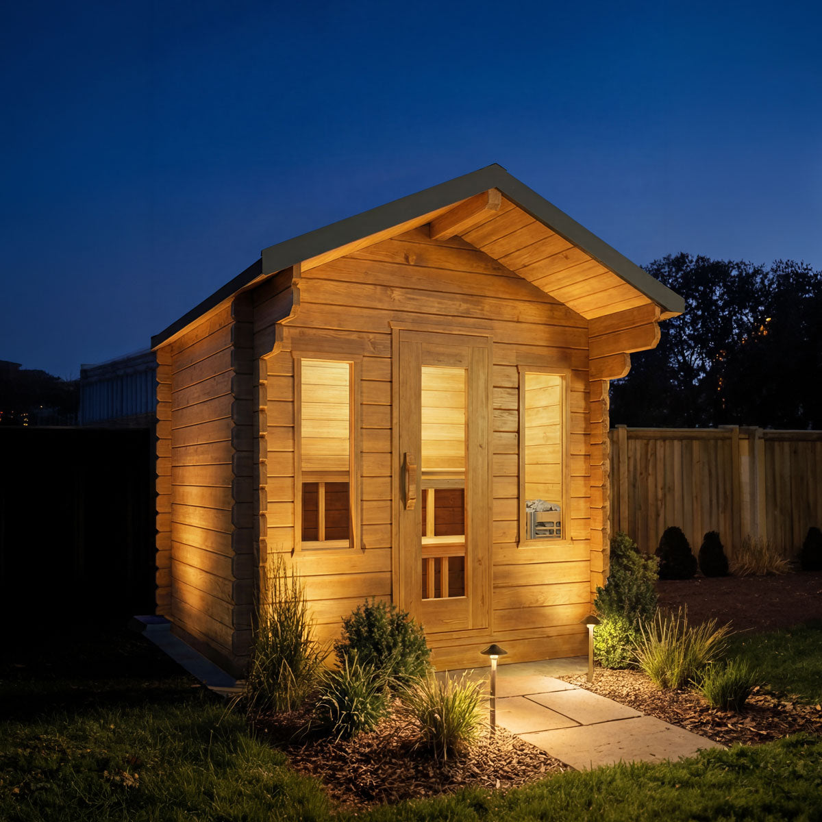 LeisureCraft Palmer CTC68 outdoor cabin sauna